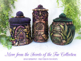 Triple Moon Pentacle Apothecary Jar
