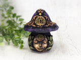 Nature Spirit Mushroom Art (Purple)