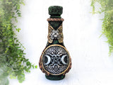 Triple Moon Pentacle Apothecary Jar
