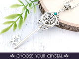 Enchanted Growth Skeleton Key Necklace