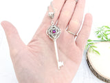 Eternal Weave Skeleton Key Necklace