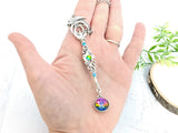 Serpent Scepter Skeleton Key Necklace