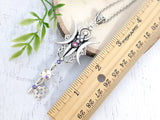 Moonlit Dance Skeleton Key Necklace
