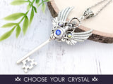 Mythic Enchantress Skeleton Key Necklace