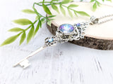 Fleur de Lune Skeleton Key Necklace