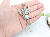 Arctic Dream Skeleton Key Necklace