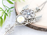 Arctic Dream Skeleton Key Necklace