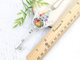 Rainbow Harmony Skeleton Key Necklace