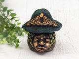 Nature Spirit Mushroom Art (Green)
