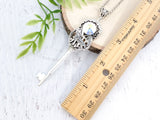 Lunar Song Skeleton Key Necklace