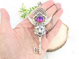 Twilight Spirit Skeleton Key Necklace