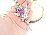 Twilight Spirit Skeleton Key Necklace