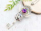 Twilight Spirit Skeleton Key Necklace