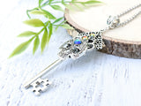 Dark Whispers Skeleton Key Necklace