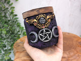 Triple Moon Pentacle Apothecary Jar (No. 2)