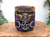 Triple Moon Pentacle Apothecary Jar (No. 2)
