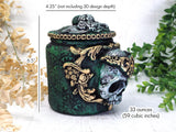 Large Skull Apothecary Jar