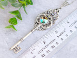 Astral Prism Skeleton Key Necklace