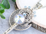 Moon Maiden Skeleton Key Necklace