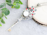Pale Elf Skeleton Key Necklace