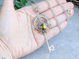 Shadow Regent Skeleton Key Necklace