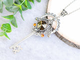 Shadow Regent Skeleton Key Necklace