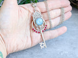 Bloodbound Skeleton Key Necklace