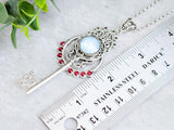 Bloodbound Skeleton Key Necklace