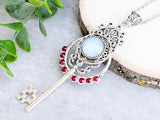 Bloodbound Skeleton Key Necklace