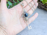 Skullweaver Skeleton Key Necklace