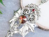 Darkwing Skeleton Key Necklace