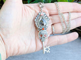 Silent Warden Skeleton Key Necklace