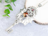 Darkwing Skeleton Key Necklace