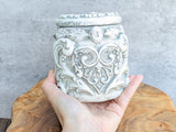 Stone Heart Apothecary Jar
