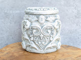 Stone Heart Apothecary Jar
