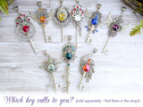 Astral Prism Skeleton Key Necklace