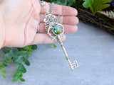 Astral Prism Skeleton Key Necklace