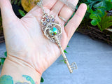 Astral Prism Skeleton Key Necklace