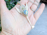 Nightsong Skeleton Key Necklace