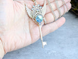 Nightsong Skeleton Key Necklace