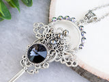 Necromancer Skeleton Key Necklace