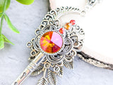 Ranger's Fire Skeleton Key Necklace
