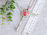 Devil You Know Skeleton Key Necklace