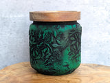 Green Woman Apothecary Jar