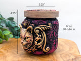 Cat Skull Keepsake Urn (No. 3)