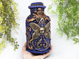 Large Ouija Planchette Butterfly Moth Apothecary Jar