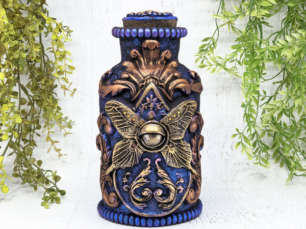 Large Ouija Planchette Butterfly Moth Apothecary Jar